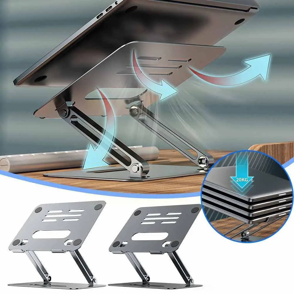 

Подставка для ноутбука из алюминиевого сплава, регулируемый складной кронштейн для отвода тепла