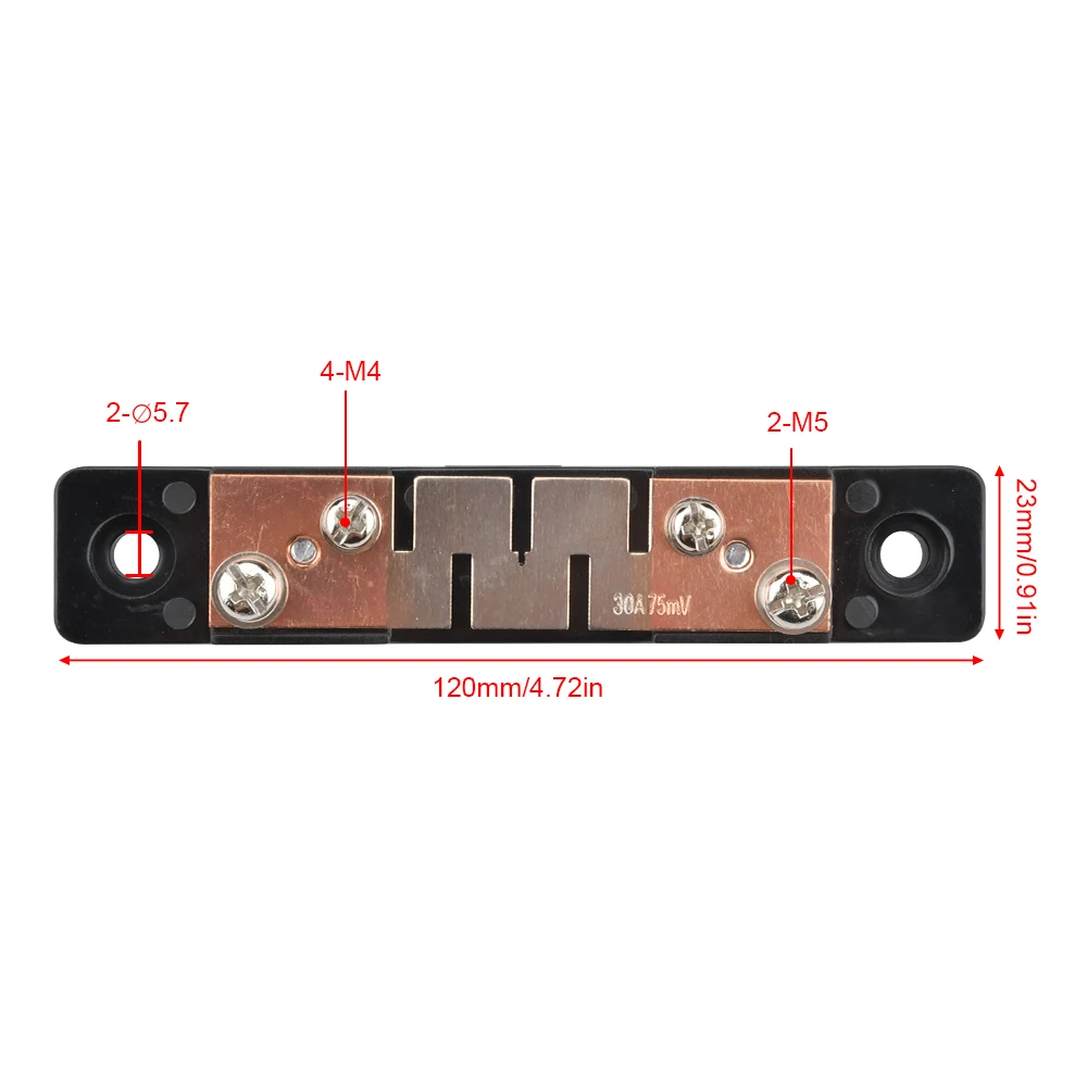 Фото JF-01 10A 20A 30A 50A 75MV Шунт амперметра постоянного тока ± 0,5 класса Шунтовый резистор для измерения тока постоянного тока для измерительного прибора амперметра №4