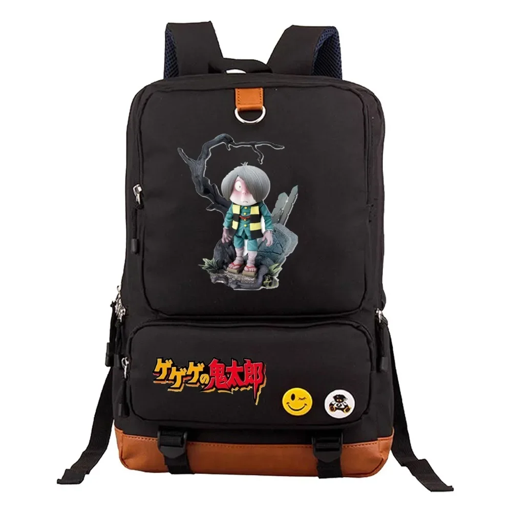 Японский аниме GeGe no Kitaro Рюкзак Школьный рюкзак Унисекс Повседневные дорожные