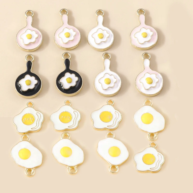 10 Упаковок Эмалированная Мультяшная Кухонная Сковорода Подвеска Для Жарки Яиц