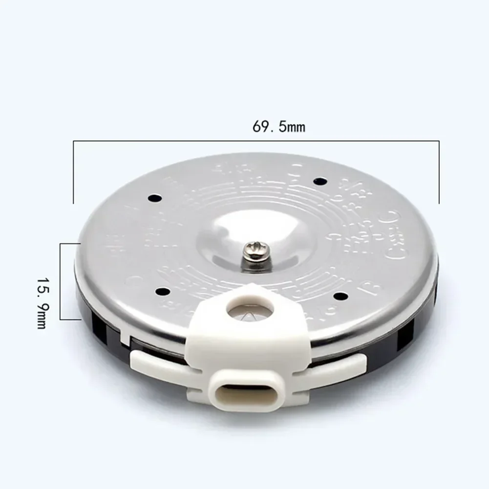 Alice A003A Pitch Pipe Tuner Точный 13-нотный хроматический тюнер C-C Scale Note Selector Музыкальный