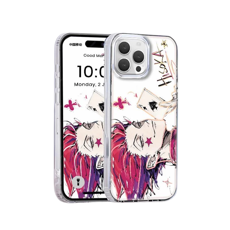 Фото Чехол для телефона HUNTER×HUNTER Hyskoa Morroh для iPhone 11 12 13 14 15 16 17 Pro Max Plus, стильный чехол с дизайном «Магический покер» №1