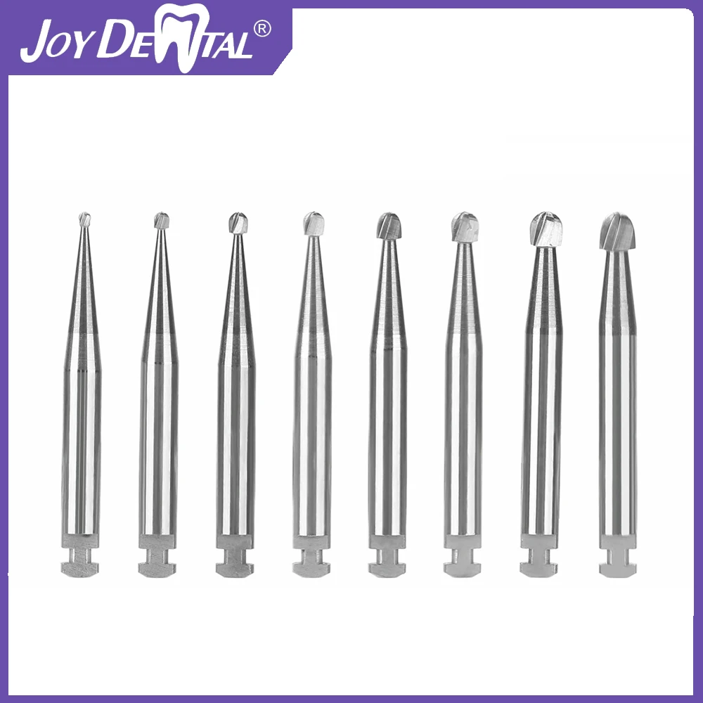 

5 Pcs/Box Dental Burs For Low Speed Right Angle Handpiece Dental Lab or Clinic Use Round Shape Head Tungsten Steel Material
