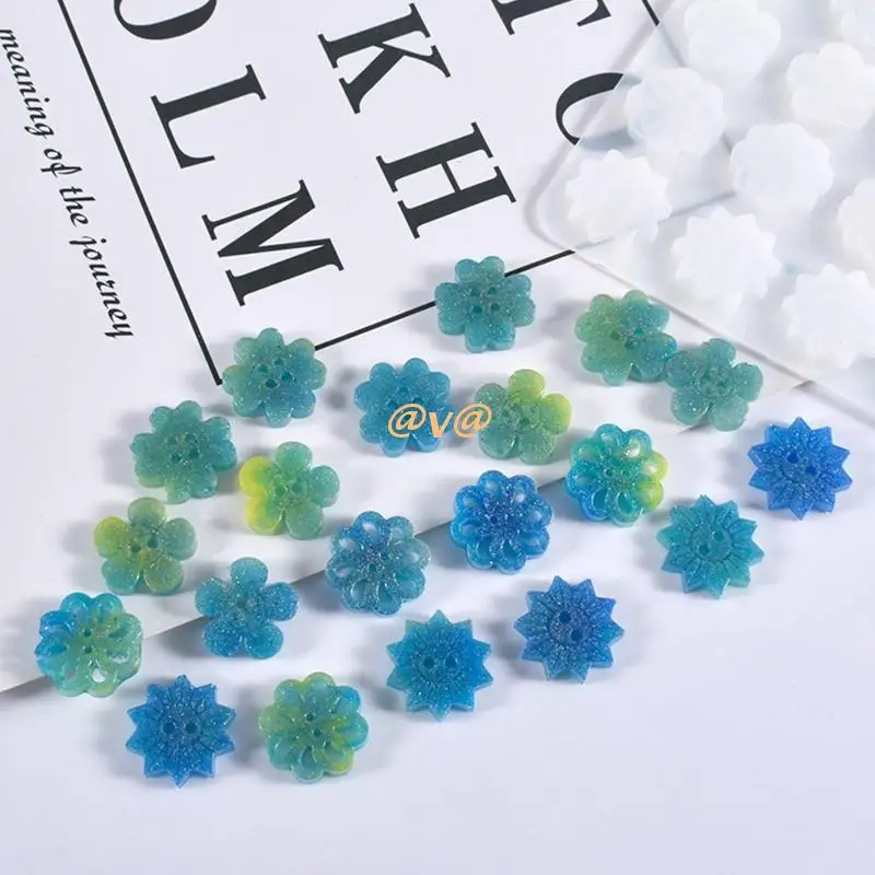 

Button Epoxy Mold DIY Resin Casting Silicone Molds