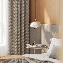 New Cotton Linen Simple Texture Nordic Literature Art Wabi-sabi Style Window Decor Curtains for Living Dining Room Bedroom (1)