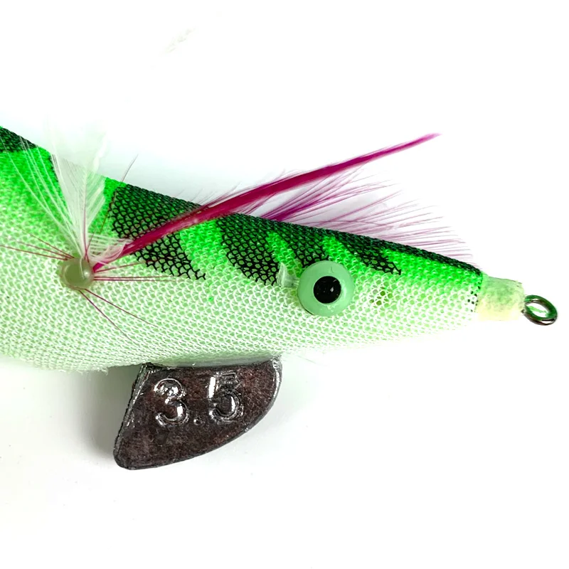 Приманка для рыбалки светящаяся деревянная креветка 3 0 #3 5 # с крючком - купить по