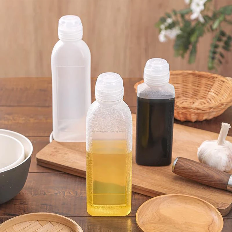 

Kitchen Squeeze Oil Bottle Dispenser Oil Spray Bottle Condiment Cooking Baking Ketchup Mustard Vinegar Olive Oil