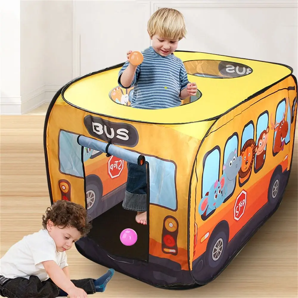 

Popup Car Tent House Girl Boy Gift Fire Truck Icecream Car Play Tent Toy Foldable Police Car Bus Tent Christmas