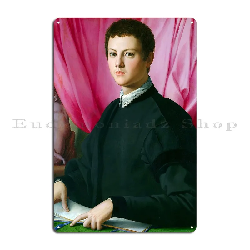 Портрет молодого человека бронзоно Thesoulofart металлическая табличка настенная