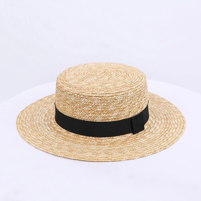 Женская летняя соломенная шляпа Wo модная повседневная пляжная ручной работы для