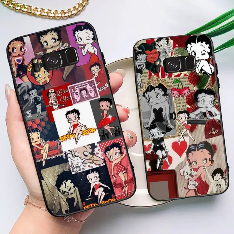 

B-Betty-Cute-Boop Phone Case for Samsung Note 5 7 8 9 10 20 pro plus lite ultra A21 12 72