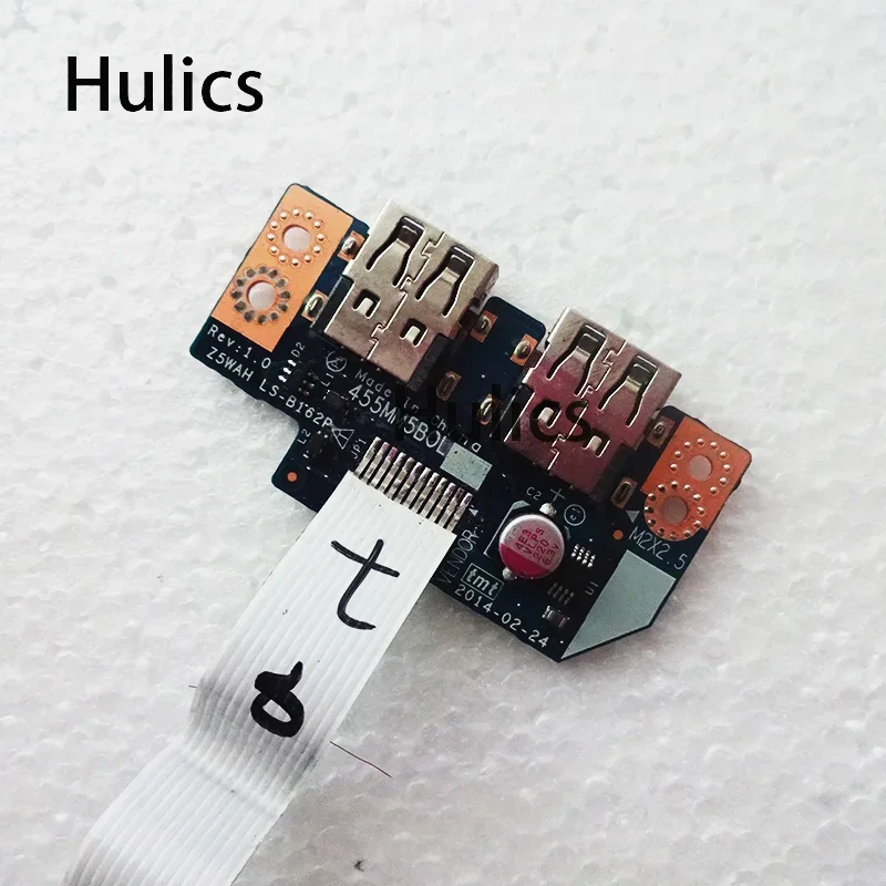 Hulics используется для Acer Aspire E5-511 E5-521 E5-571 E5-511G E5-521G E5-571G B162P LS-B162P USB-плата с кабелем