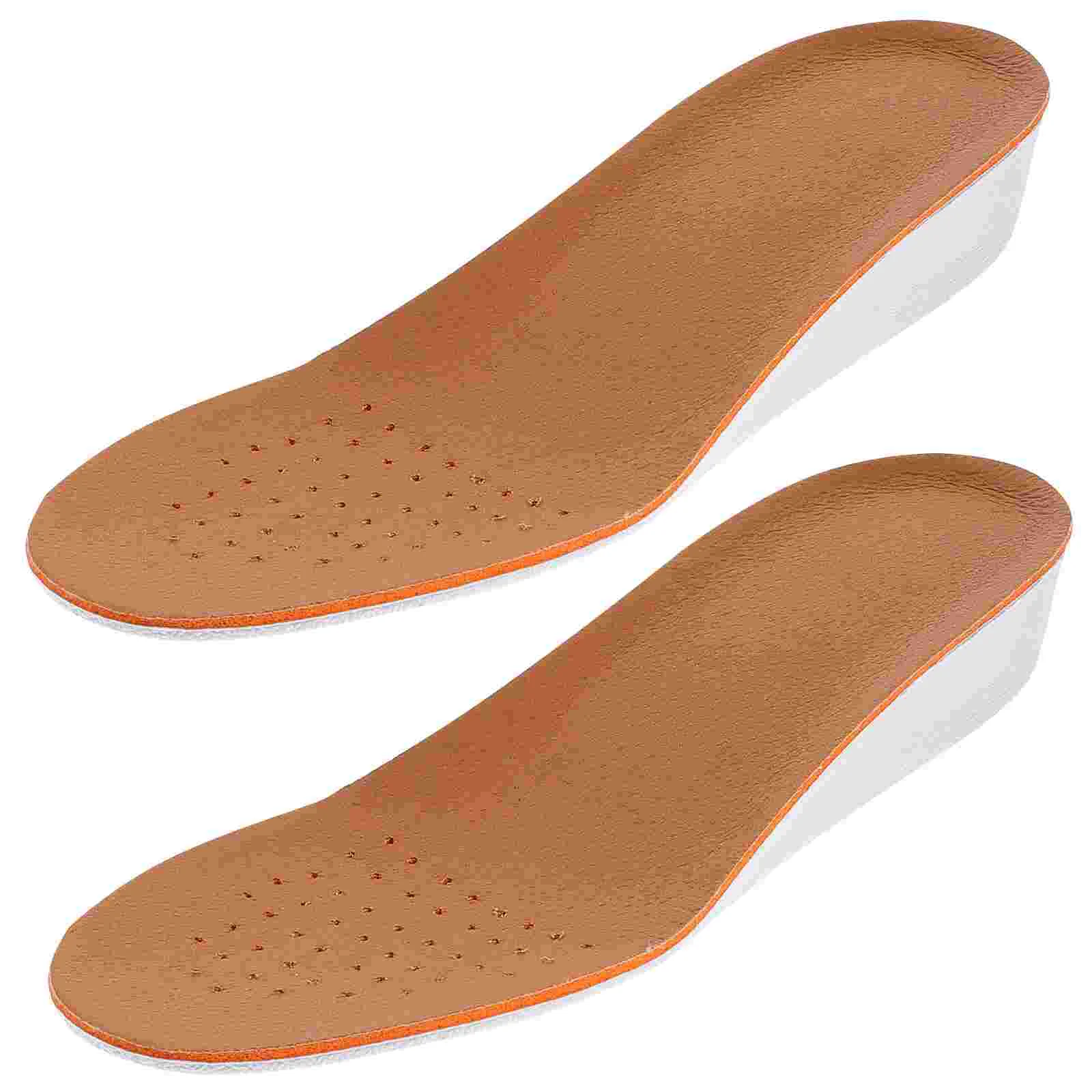 

1 Pair of Shoe Lifts Breathable Height Increase Shoe Pads Skin Shoe Cushion for Women Men Size S (35cm)