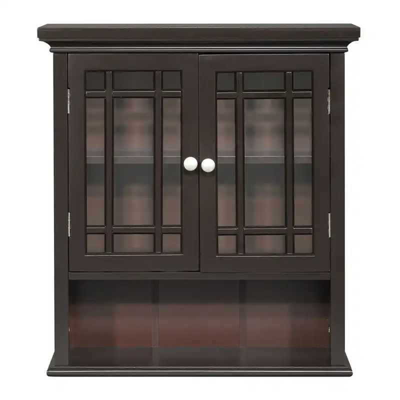 

Removable Wall Cabinet with 2 Doors, 1 Shelf and Stylish Design Storage organizer Organizers storage Makeup organizer Jewelry o