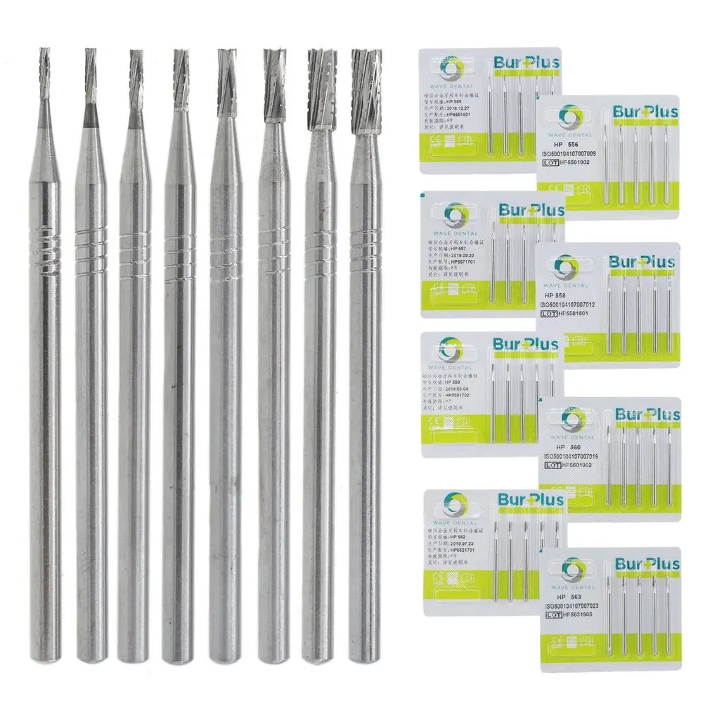 Wave Dental Carbide Burs For Low Speed Straight Handpiece HP 555 557 558 Prima
