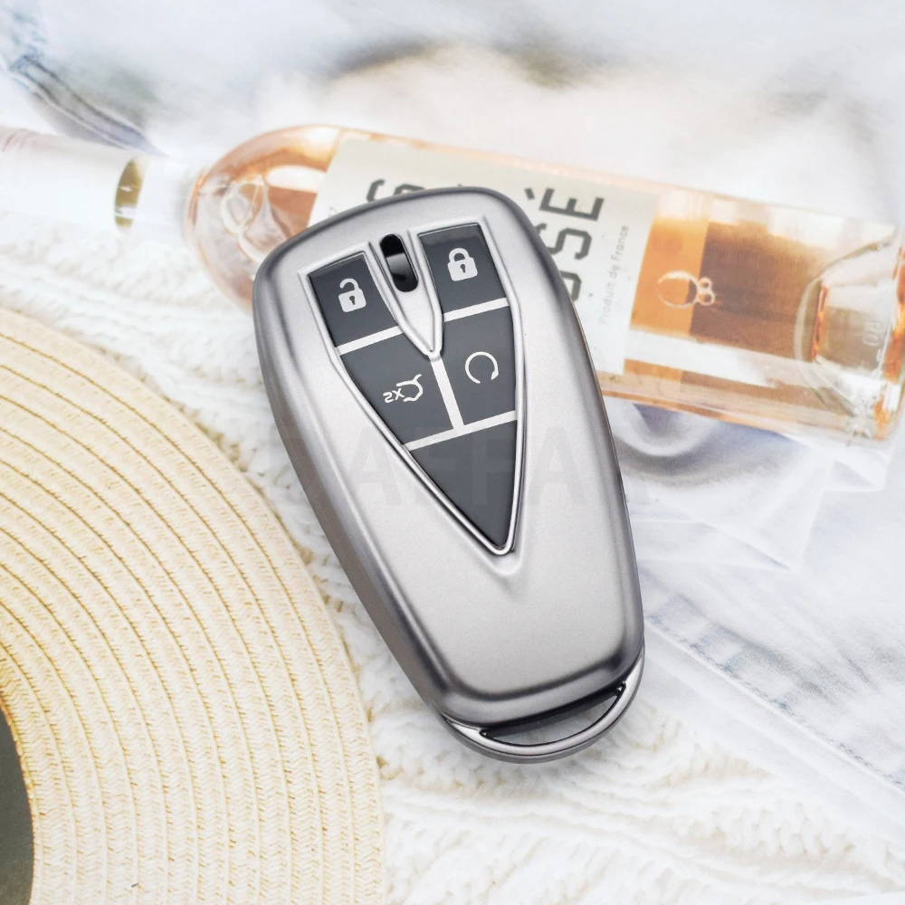 

Для Changan PLUS Eado UNI-T UNI K CS35 Plus CS55 PLUS CS75 Oushang X5 X7 EV Чехол из ТПУ для автомобильного пульта дистанционного управления Резиновая крышка для ключей Брелок