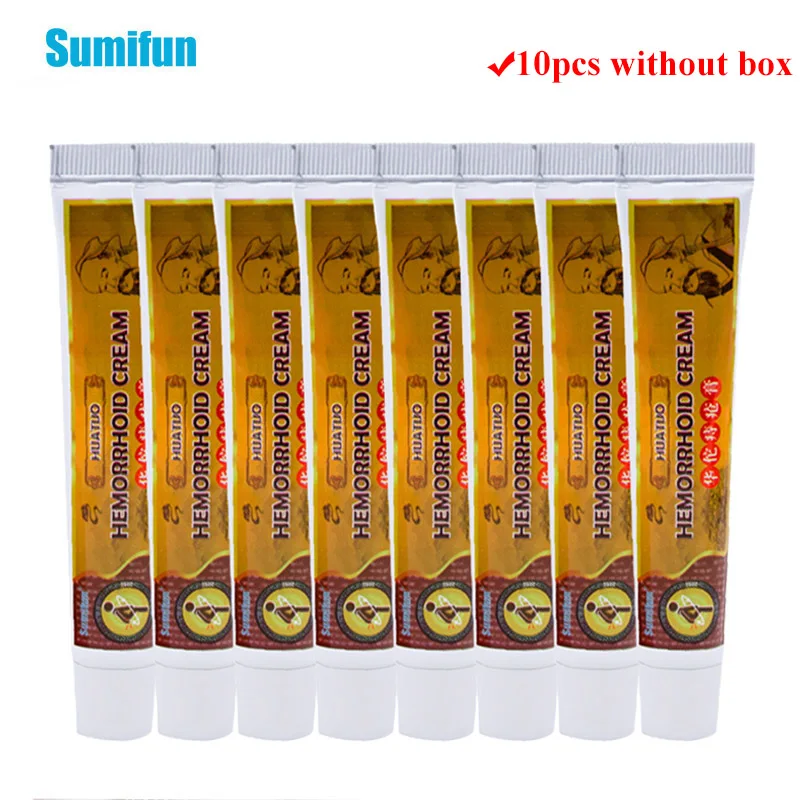 

10 шт., медицинский крем от геморроя Huatuo
