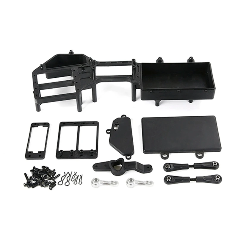 

Double Steering Gear Equipment Compartment+15T/17T Arm Kit For 1/5 Losi 5Ive-T Rovan Lt Km X2 Fid Dtt Ql Truck