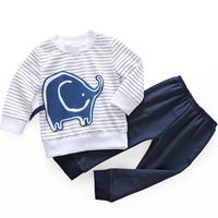 2pcsset infant baby clothes 1 36month baby boys girls clothing set newborn cotton basic long sleeves newborn outfits