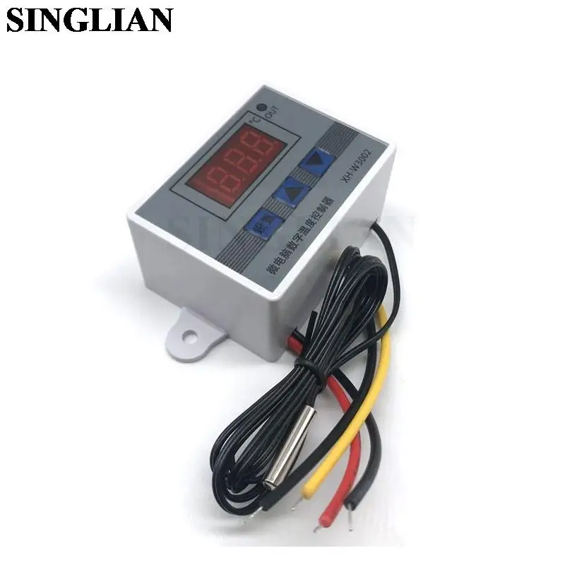 10 шт./лот XH-W3002 микрокомпьютер светодиодный цифровой регулятор температуры