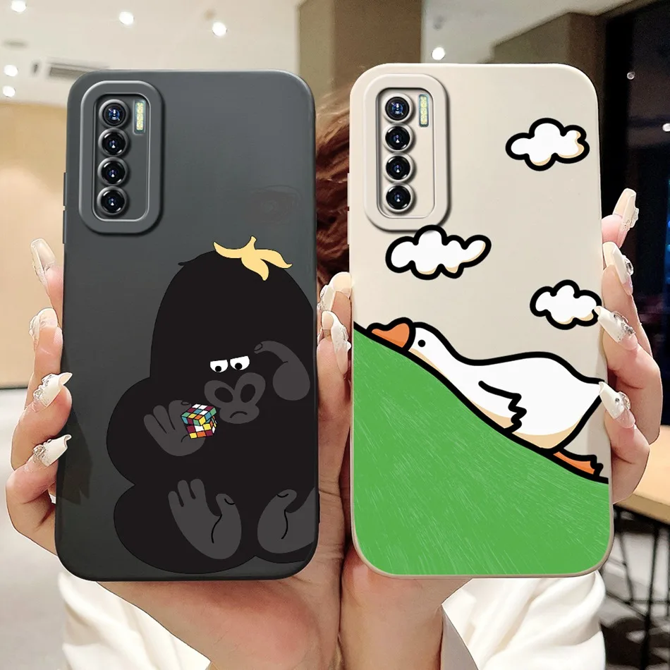 Для Tecno Camon 17 Pro CG8 CG8h милый кролик панда для 17Pro противоударные чехлы телефонов