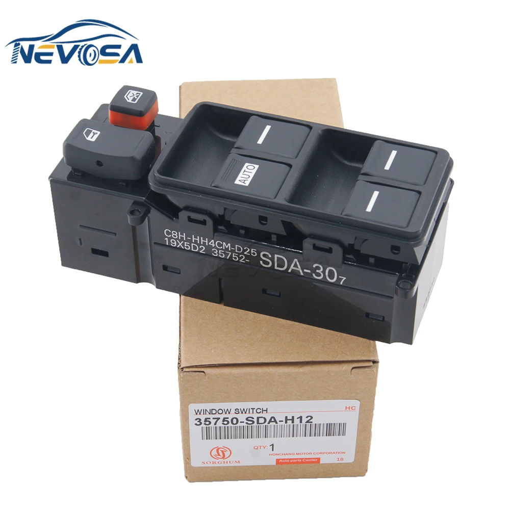 

NEVOSA Электрический выключатель стекла для Honda Accord 7th 2.4L Generation 2003-2007