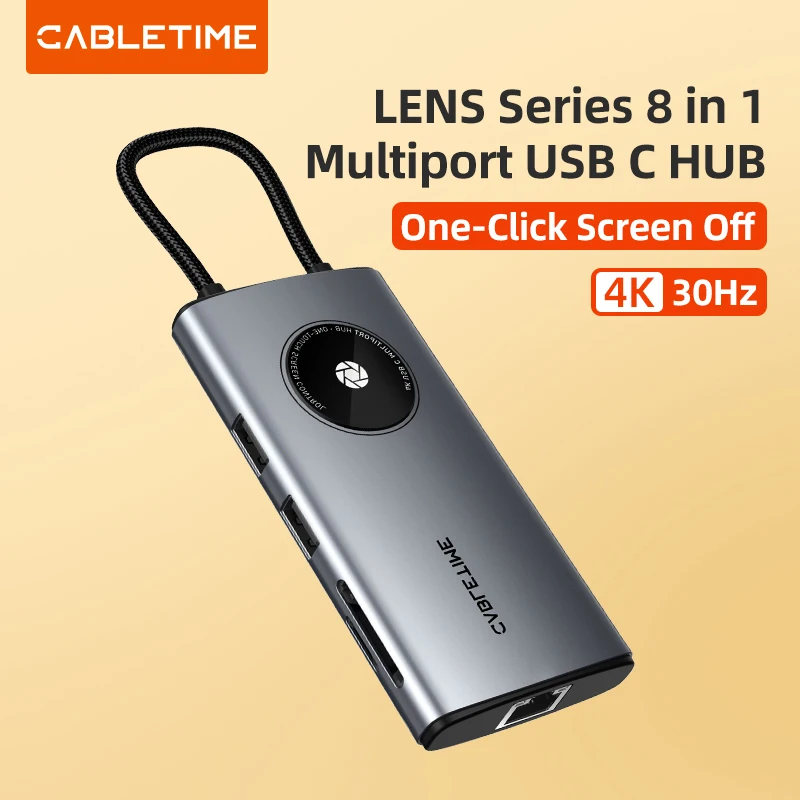 USB Type C-HDMI 4K 30 Гц LAN 1000 Мбит/с