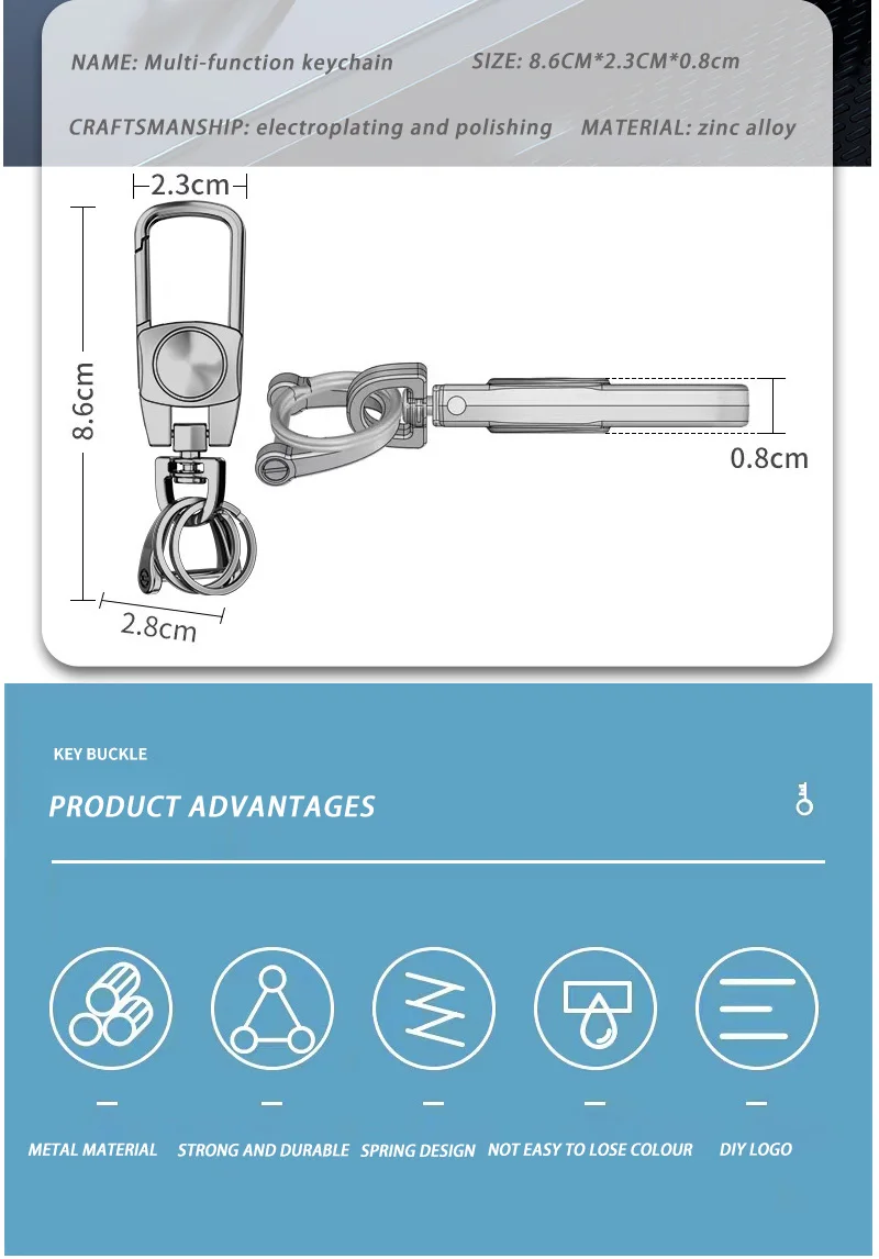 Автомобильный брелок с пряжкой в виде подковы чехол для ключей CHERY TIGGO 8 7 4 Pro QQ FX EV