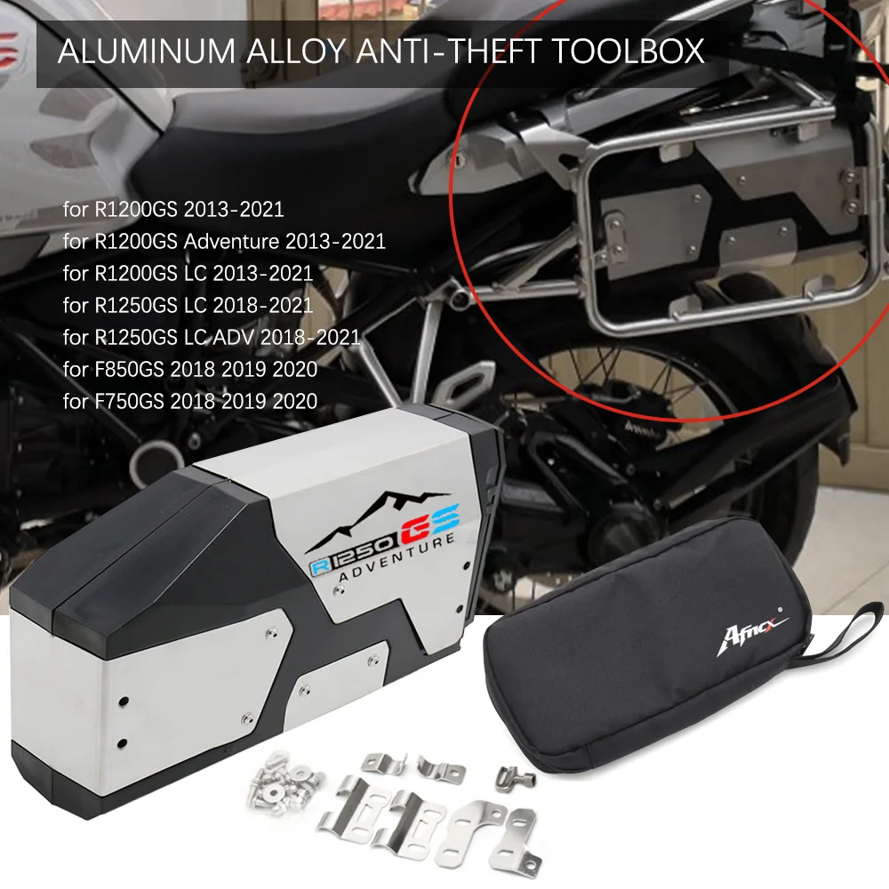 

For BMW R1200GS Adventure LC R1250GS F850GS F750GS ADV R 1200 GS 2004-2021 Aluminum Box Toolbox 4.2 Liters Tool Box's Inner Bag