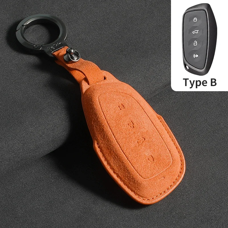 Защитный чехол для автомобильного ключа для Great Wall Haval/Hover H6 Dargo M6 PLUS Cratos H9 JOLION F5 H2S F7 H7 Замшевый брелок для ключей от машины