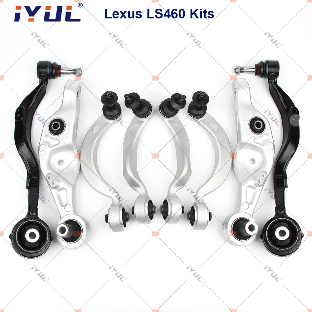 

IYUL Front Lower And Upper Suspension Control Arm Kits For Lexus LS460L AWD USF40 USF41 48640-50070 48640-59015 48630-59135