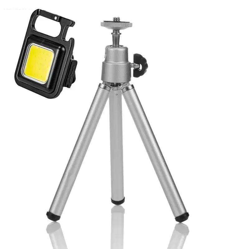 

Мини-портативный Светодиодный Фонарик COB, Брелок-лампа, 4 Режима Освещения, Водонепроницаемый, Ударопрочный Для Кемпинга