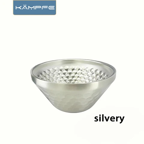 Чаша для бритья KAMPFE из нержавеющей стали