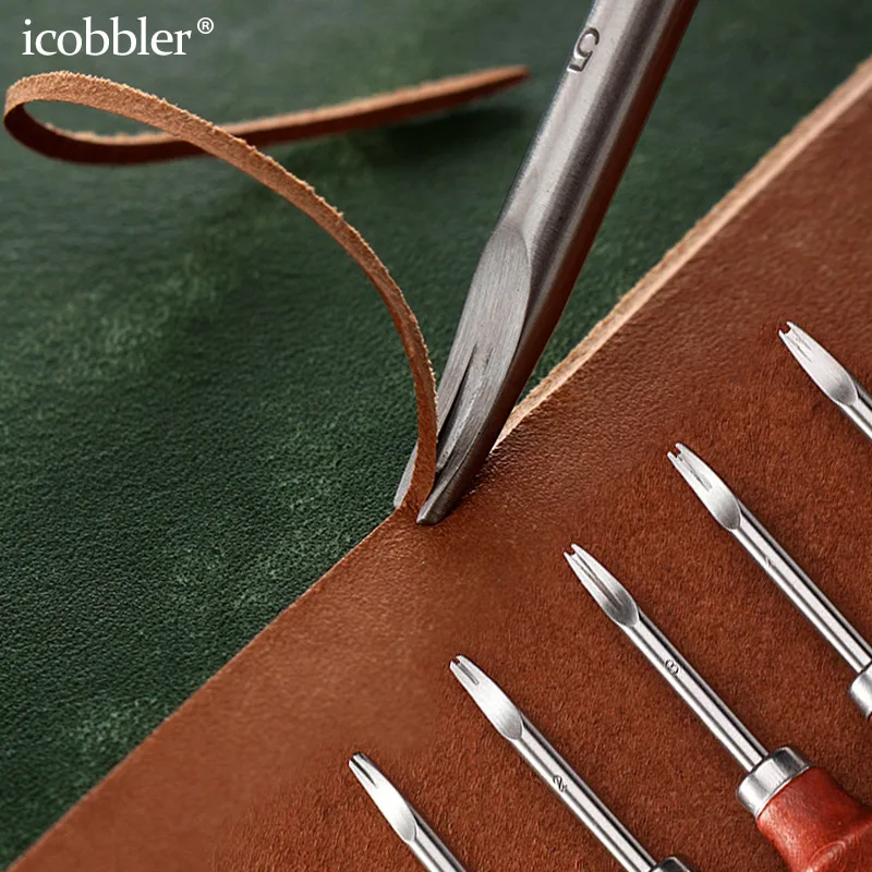 Кожевенный инструмент для кожевенного резания, инструмент для резания искусственной кожи, V-образное лезвие с закругленным центром
