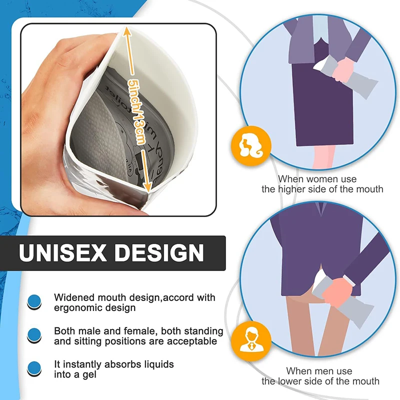 Портативная Аварийная сумка для писсуара уличные кемпинговые мочевые сумки