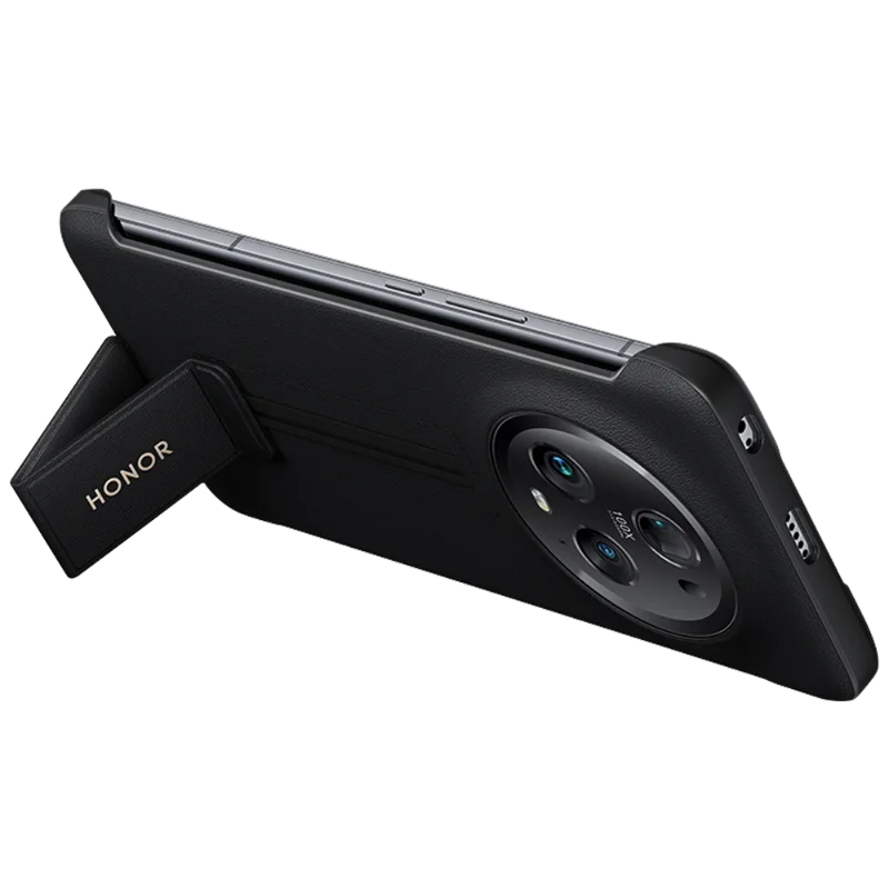 Original Honor Magic5 Pro case Leather Stand Protective Case for Magic5 Pro back cover shell