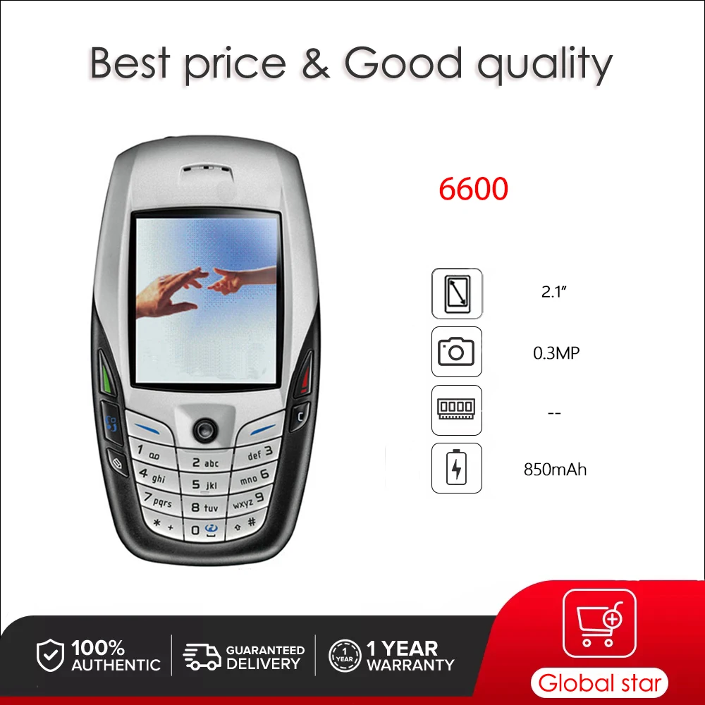 

Оригинальная разблокированная Bluetooth-клавиатура 6600 GSM 900 /1800/1900, сделано в Финляндии, бесплатная доставка, Арабская, русская, иврит-клавиатура