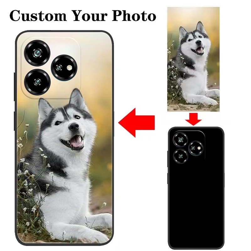 Мягкий чехол для телефона по индивидуальному заказу своими руками ZTE Blade V60 Design 4G