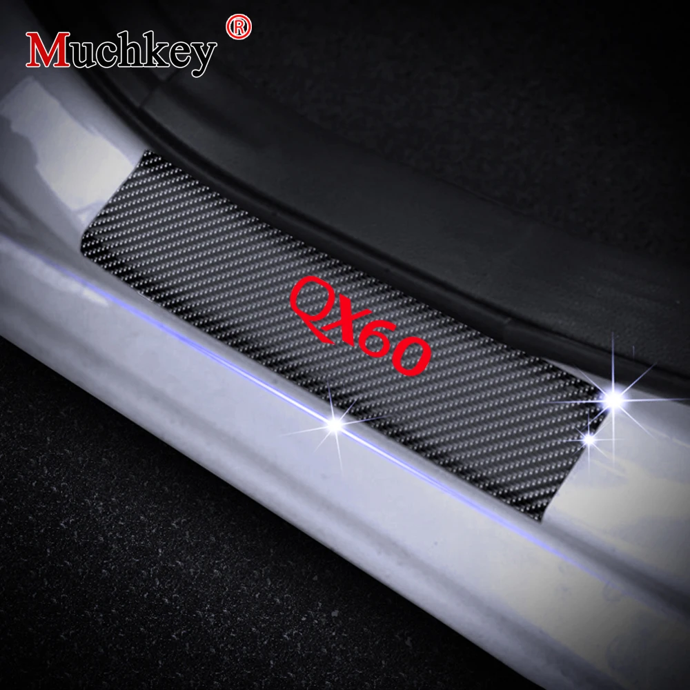 

Door Entry Guard Car Door Sills For Infiniti QX60 Door Threshold Plate Door Sill Scuff Plate Car-styling Accessories 4Pcs
