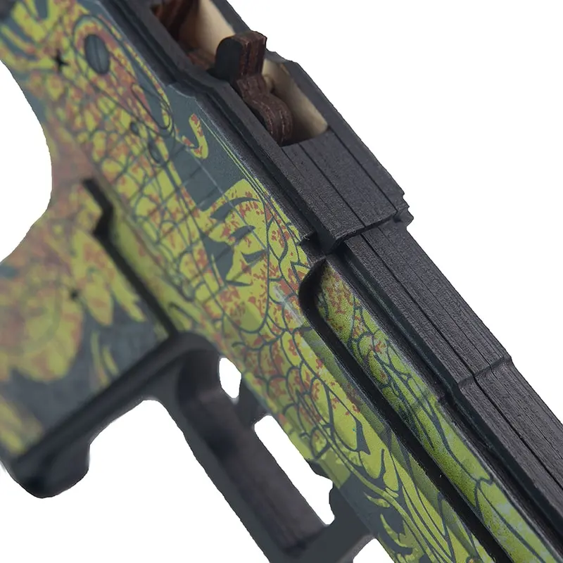 Игрушечное оружие Geekroom деревянный детский пистолет резинкострел Desert Eagle yakuza