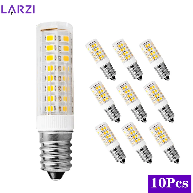 10pcs/lot E14 LED Lamp 3W 5W 7W 9W AC 220V 230V LED Corn Bulb SMD2835 360 Beam Angle Replace Halogen Chandelier Lights