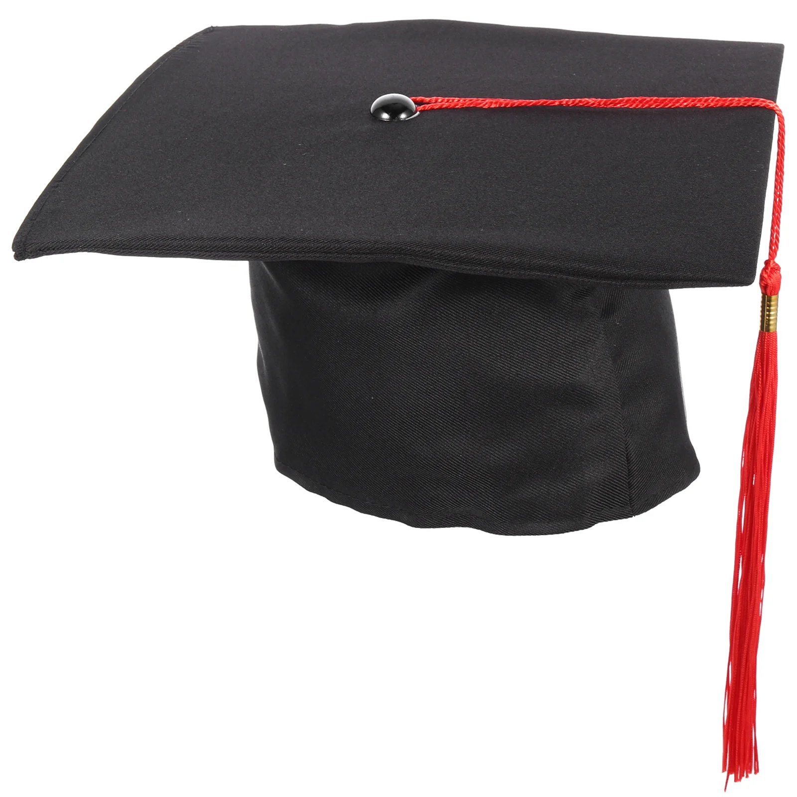 

Graduation Cap Party Grad Hat Favors Caps Hats Matte Adult Tassel Unisex Gown Bachelor Props Photo Black Class Decor Ceremony