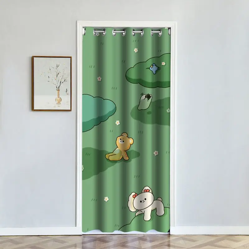 

20843-QB-Double Layer Full Blackout Curtains Solid Color Insulated Complete Blackout Draperies With