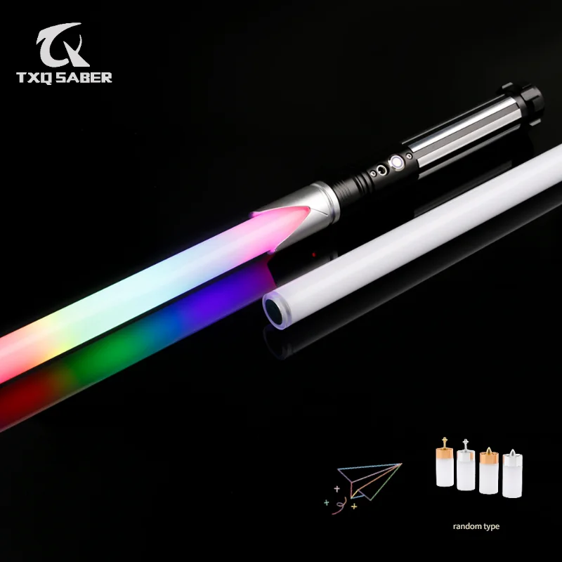 

TXQSABER Eco Saber Neo Pixel Lightsaber Gesture Control Smooth Swing Heavy Dueling 16Sets Soundfonts FOC Blaster Laser Sword Toy