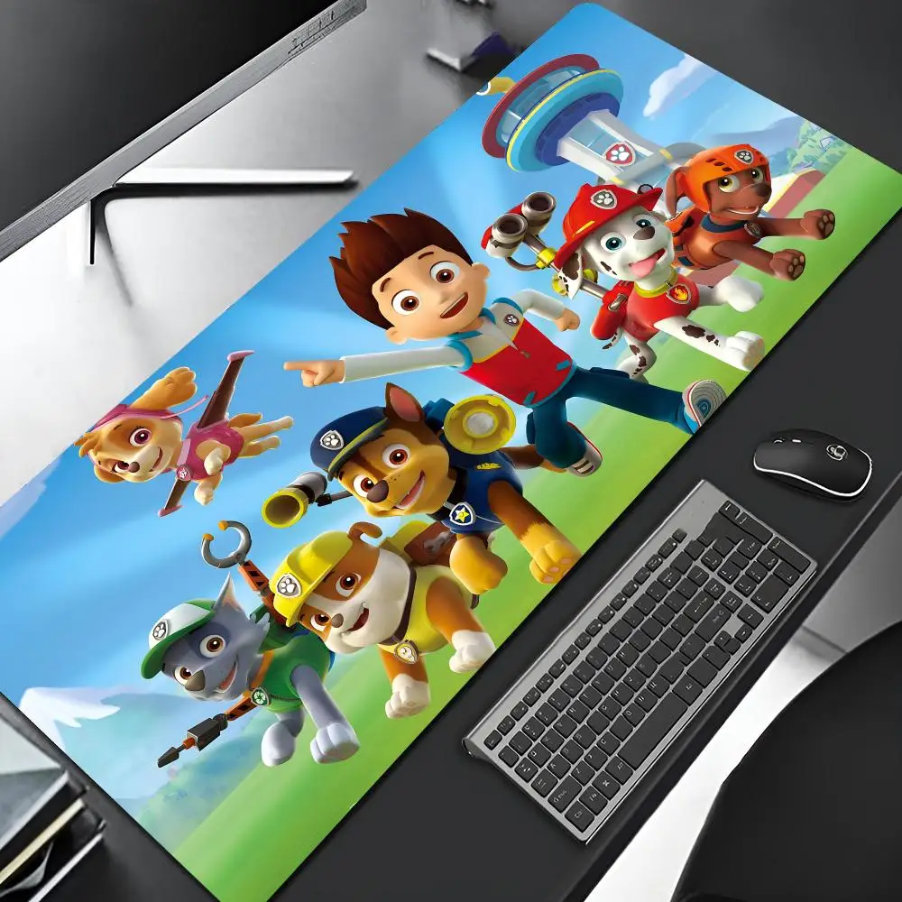 Фото Игровой коврик для мыши P-AWs P-PatrolS Mouse Retail Pad Edge Big Gaming Locking Computer Gamer Large Rubber Art Mousepad Laptop Desk Mat №2