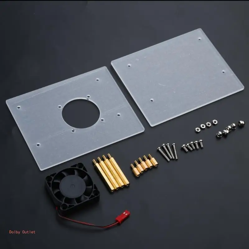 

Acrylic Case Box for OrangePi 5 Transparent Enclosure 3 Layers