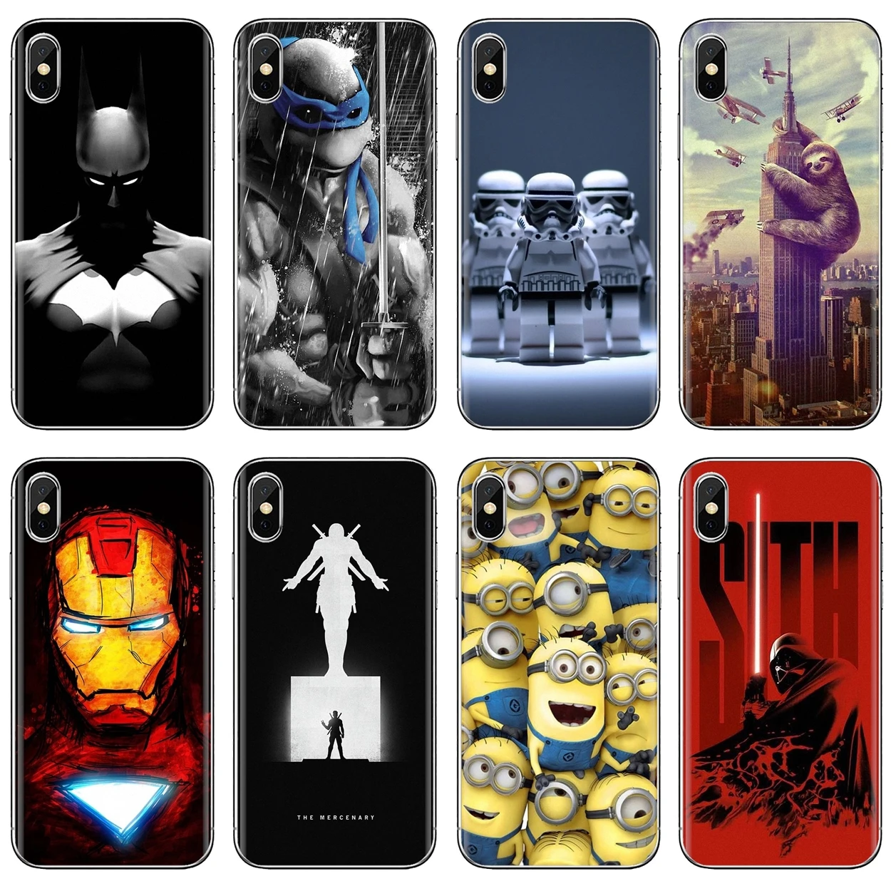 Силиконовый чехол KingKong Joker Batman iron Man для Huawei Honor 8A 7A 7C 8X 9 9X 10 10i 20 Lite Pro Y5 Y6 Y7 Y9 2018 2019 |