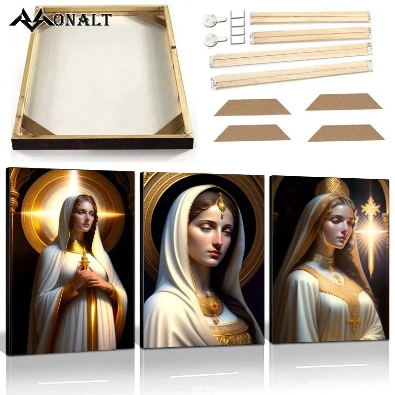 Постеры Monalt с изображением девы Марии принты рамкой позитивная энергия Вера