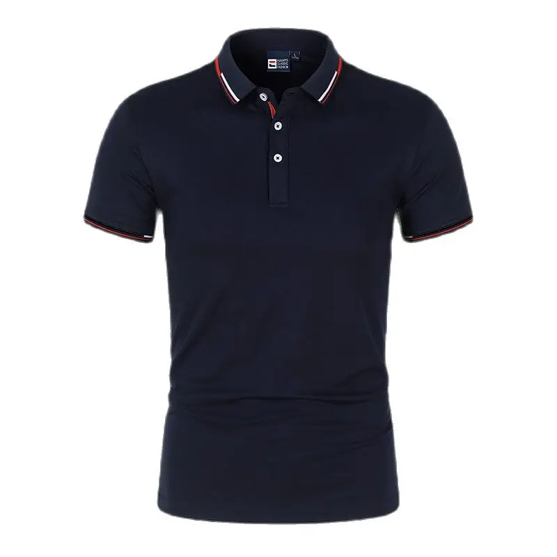 

2022 New summer Men's and women's T-shirts and Polo shirts, casual fashion stand collar slim breathable short sleeve T-shirts