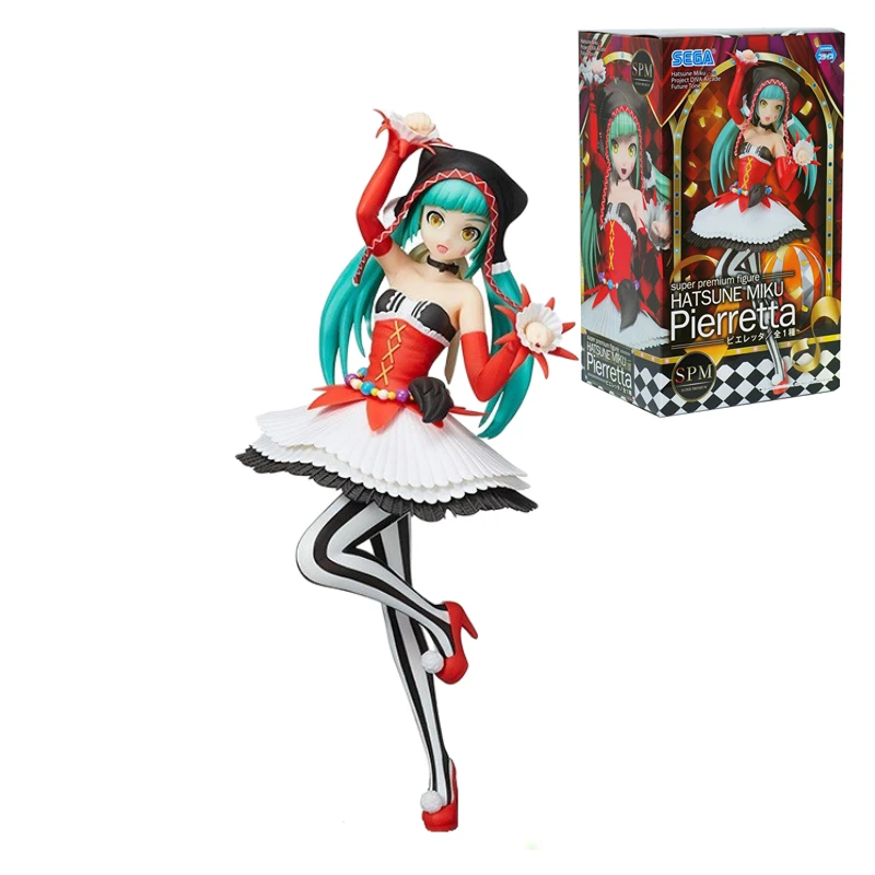 

In Stock SEGA Hatsune Miku Clown Miku Scene Hand-made Puppet Clown Costume Toy Gift Model Collection Hobby